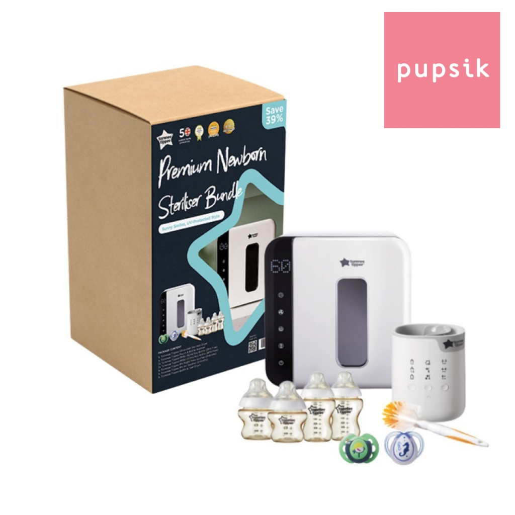Tommee Tippee Premium Newborn Steriliser Bundle