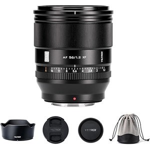 VILTROX 56mm F1.2 XF Lens for Fuji X-Mount 56mm f/1.2 Autofocus Large Aperture APS-C Lens Compatible with Fujifilm X-Mount Mirrorless Cameras XH2S XH2 XT5 XT4 XT3 XS20 XT30 II XT200